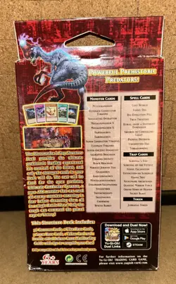 YUGIOH UNLIMITED DINOSMASHER'S FURY STRUCTURE DECK FACTORY SEALED - Image 2