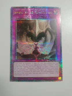 Yu-Gi-Oh! Songs of the Dominators ALIN-EN078 Quarter Century Secret Rare LP - Image 1