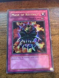 Yu-Gi-Oh! TCG Mask of Restrict LON-018 Ultra Rare Unlimited Holographic - Image 1
