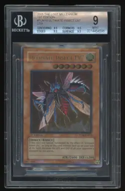 YU-GI-Oh! TLM-EN010 Ultimate Insect LV7 1st Edition Ultimate Rare BGS 9 (.5 Off) - Image 1
