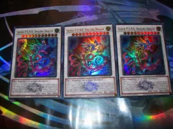 3x Ukiyoe-P.U.N.K. Amazing Dragon 1st Edition Ultra Rare BLMM-EN077 Yu-Gi-Oh! - Image 1