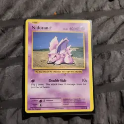 Pokemon TCG Nidoran (Male) XY Evolutions 43/108 Regular Common Pokemon Card - Image 1