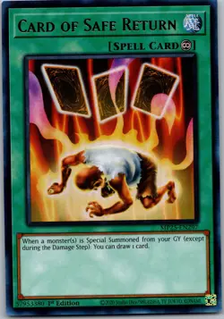 Card of Safe Return 1st Edition 2025 Mega-Pack MP25-EN297 NM - Image 1