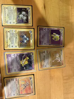 Old pokemon Holo card lot Damaged-LP - Image 2