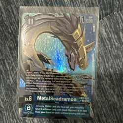 Digimon Card Game MetalSeadramon EX10-012 R Alt Art Sinister Order - Image 1