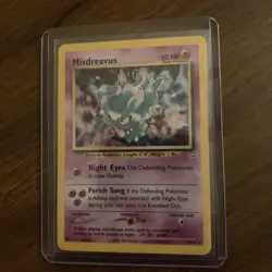Pokemon TCG Misdreavus Neo Revelation Holo Card 11/64 Light Play - Image 2