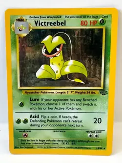 Victreebel 14/64 Pokemon Card TCG Jungle Unlimited Holo LP - Image 3