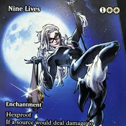 Nine Lives (Borderless) 0003 - Marvel's Spider-Man MTG - NM/M - Image 5
