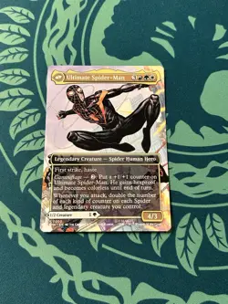 Miles Morales 0200 Borderless NON Foil Marvel’s Ultimate Spider-Man SPM MTG - Image 2