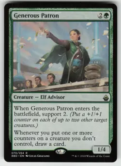MTG Generous Patron R Battlebond 70 LP - Image 1