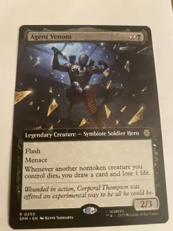 Agent Venom 0255 Regular (Extended Art) Marvels Spider-Man Mtg - Image 1