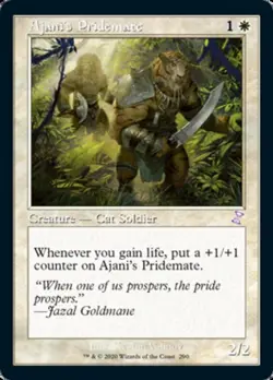 MTG - Ajani's Pridemate (Timeshifted) [Time Spiral Remastered] - Image 1