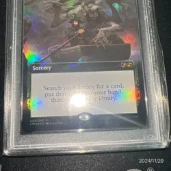 Psa10 MTG Demonic Tutor Box Topper Foil Ultimate Masters English Certified Japan - Image 2