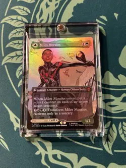 Miles Morales 0234 Borderless Foil Marvel’s Ultimate Spider-Man SPM MTG Magic - Image 2