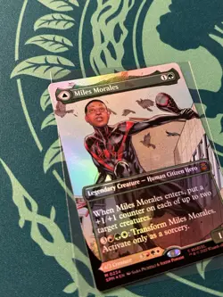 Miles Morales 0234 Borderless Foil Marvel’s Ultimate Spider-Man SPM MTG Magic - Image 5