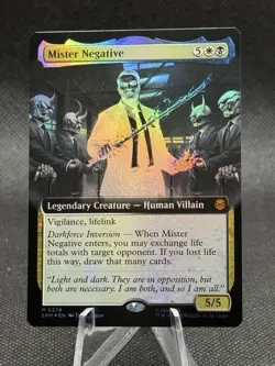 Foil Mister Negative (extended Art) M/NM Magic MTG Marvel's Spider-man - Image 1