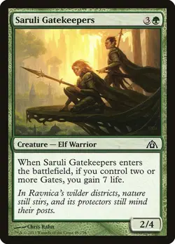 Saruli Gatekeepers 4x FOIL DGM MTG Dragon's Maze Common MINT green - Image 1