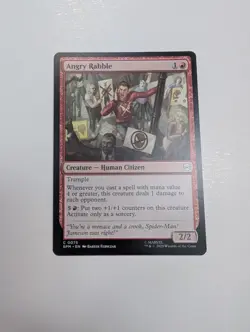 MTG - Angry Rabble - Marvel's Spider-Man NM/M Condition - Image 1