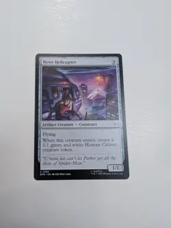 MTG - News Helicopter - Marvel's Spider-Man NM/M Condition - Image 1