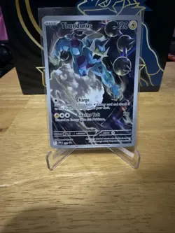 Pokemon Black Bolt Promo Thundurus #209 SVP EN Black Star Promo (A) - Image 1