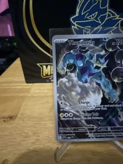 Pokemon Black Bolt Promo Thundurus #209 SVP EN Black Star Promo (A) - Image 2