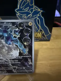 Pokemon Black Bolt Promo Thundurus #209 SVP EN Black Star Promo (A) - Image 3