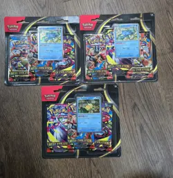 3x - Pokemon Mega Evolution 3 Pack Blister Packs - Image 1