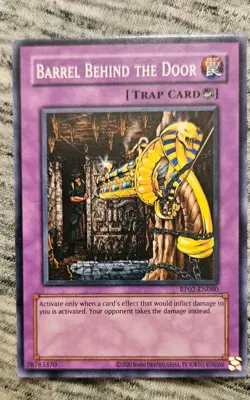 MULTIPLE MISPRINTS Yugioh! Barrel Behind the Door color misprint RP02-EN080 - Image 2