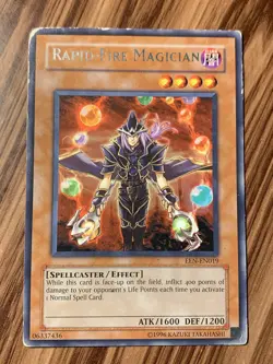 Yugioh Rapid-Fire Magician - EEN-EN019 TCG Card Yu-Gi-Oh HP - Image 1