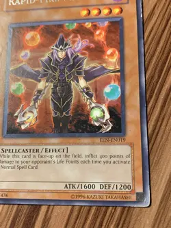 Yugioh Rapid-Fire Magician - EEN-EN019 TCG Card Yu-Gi-Oh HP - Image 5