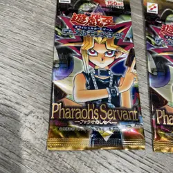 (2) YUGIOH PHARAOH'S SERVANT BOOSTER JAPANESE U.RARE SEALED PACK UNOPENED JAPAN - Image 2