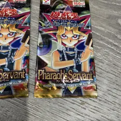 (2) YUGIOH PHARAOH'S SERVANT BOOSTER JAPANESE U.RARE SEALED PACK UNOPENED JAPAN - Image 5