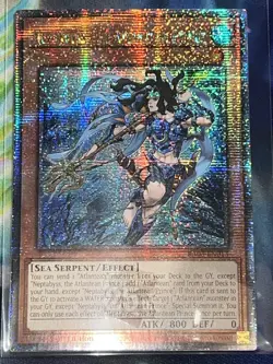 Yugioh Neptabyss, the Atlantean Prince RA03-EN013 Quarter Century Rare 1st Ed NM - Image 1
