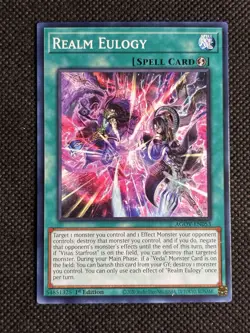 3x YuGiOh! - Realm Eulogy AGOV-EN053 Common 1st Edition Near Mint - Image 2