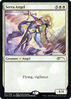 Serra Angel (001) 30th Anniversary Promos Foil for sale online - Image 1