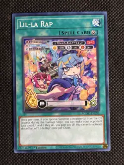 3x YuGiOh! - Lil-la Rap AGOV-EN098 Common 1st Edition Near Mint - Image 2