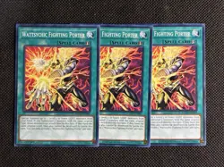 3x YuGiOh! - Wattsychic Fighting Porter AGOV-EN085 Common 1st Edition Near Mint - Image 1