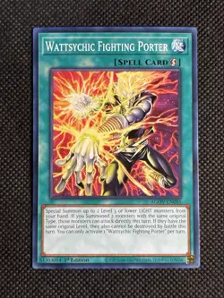 3x YuGiOh! - Wattsychic Fighting Porter AGOV-EN085 Common 1st Edition Near Mint - Image 2