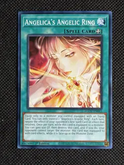 3x YuGiOh! - Angelica's Angelic Ring AGOV-EN065 Common 1st Edition Near Mint - Image 2