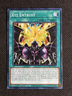 3x YuGiOh! - Xyz Entrust AGOV-EN051 Common 1st Edition Near Mint - Image 2