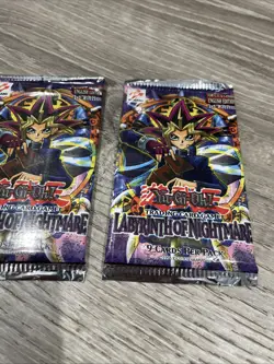 (2)YuGiOh! Booster Pack 2003 Labyrinth of Nightmare 1st Edition - NEW AND SEALED - Image 3