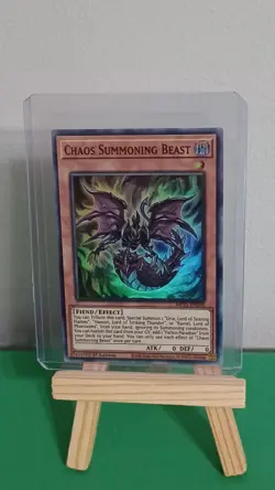 Yugioh Chaos Summoning Beast MP21-EN250 Super Rare Tin Of Ancient Battles - Image 5