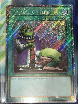 Yugioh Upstart Goblin RA03-EN096 Platinum Secret Rare 1st Ed NM - Image 1