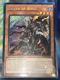 Yugioh Fallen of Albaz RA01-EN021 Secret Rare 1st Ed NM - Image 1