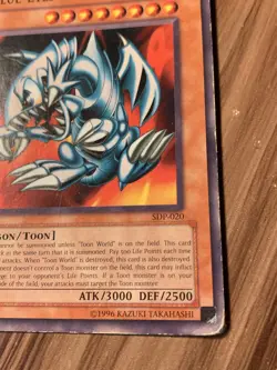 Blue-Eyes Toon Dragon Yugioh Starter Deck: Pegasus TCG Card Konami 1996 - Image 4