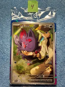 SEALED N's Zorua 189 Sv: Scarlet & Violet Promo Cards Holo Journey Together ETB - Image 1