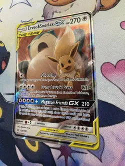 Pokemon Cards Eevee & Snorlax GX 120/181 Ultra Rare Team Up - (NM) - Image 3