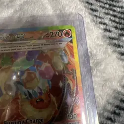 Pokemon TCG Flareon EX Prismatic Evolutions 146/131 Sir Illustration Rare Card - Image 3