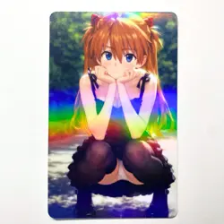 Neon Genesis Evangelion Asuka Langley Soryu Doujin Waifu Anime Art Goddess Card - Image 1