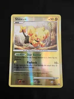 Shinx 2009 SH12 Shiny Reverse Holo Rare Arceus Pokemon TCG Card MP - Image 1